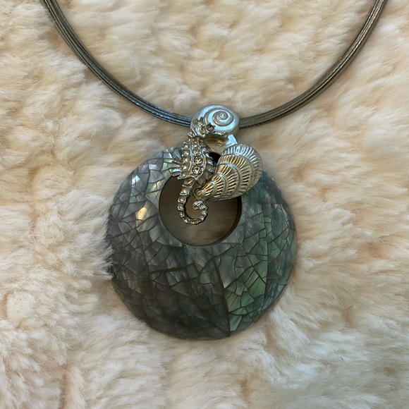 Chico’s Seahorse Necklace - Picture 1 of 6